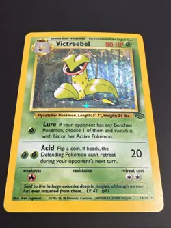 Victreebel 14/64 - Unlimited Holo Rare - Jungle Pokemon TCG WOTC Vintage 1999 - Image 2