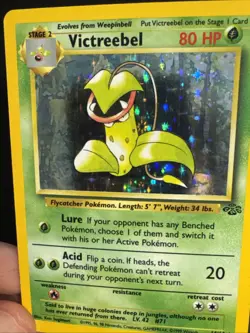 Victreebel 14/64 - Unlimited Holo Rare - Jungle Pokemon TCG WOTC Vintage 1999 - Image 5