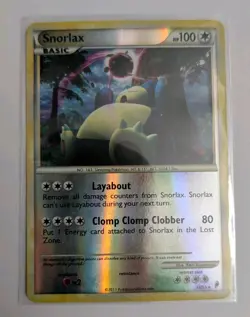 Pokemon Snorlax 33/95 Reverse Holo - Call of Legends 2011 MP - see photos - Image 1