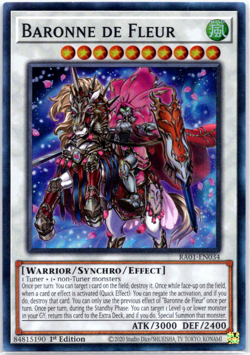 Baronne de Fleur - RA01-EN034 - Super Rare - 1st Edition - YuGiOh TCG Card - Image 1
