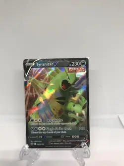 Tyranitar V SWSH109 - Black Star Promo - Holo Rare Pokemon Card - Near Mint (NM) - Image 1