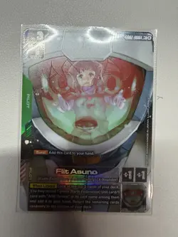 Gundam Card Game GD02-088 Flit Asuno R+ In Hand ENGLISH - Image 1