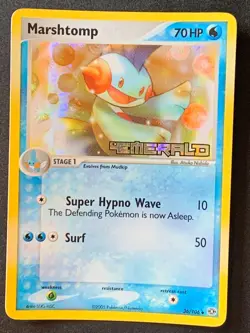 Marshtomp 36/106 Stamped Reverse Holo Vintage Pokemon Card - Image 1