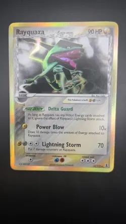 Rayquaza 13/113 — Near Mint — EX Delta Species Holo Rare — Vintage Pokemon Card - Image 2