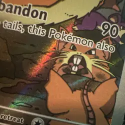 Team Rocket's Raticate 202/182 Sv10 Destined Rivals Rare Holo Pokemon TCG - Image 3