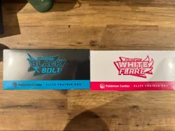 Pokemon Black Bolt and White Flare Pokemon Center ETB Factory Sealed - Image 5