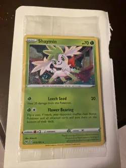 SEALED Shaymin 015/185 PROMO Cosmos Holo Rare Pokemon TCG - Image 1