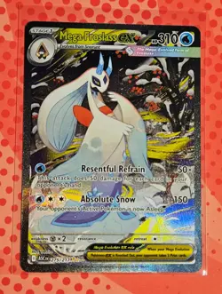 ASCENDED HEROES Mega Froslass ex 275/217 SIR Pack Fresh Pokemon Full Art English - Image 1