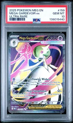 2025 POKEMON MEG EN-MEGA EVOLUTION ULTRA RARE #159 MEGA GARDEVOIR EX PSA 10 - Image 1