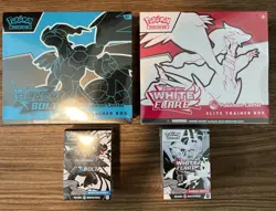 Black Bolt And White Flare Pokemon Center ETBs & 2 Booster Bundles - Sealed - Image 1
