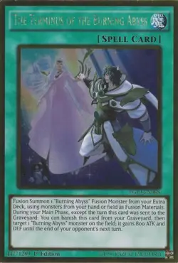 The Terminus of the Burning Abyss - PGL3-EN088 - Gold Rare - 1st Edition Yugioh - Image 1