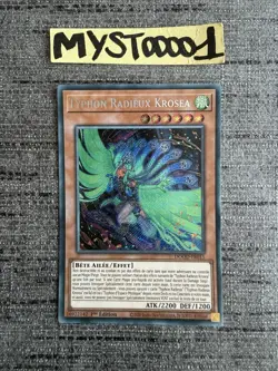 Carte Yu-gi-oh! Typhon Radieux Krosea DOOD-FR015 Secret Rare Francais - Image 1