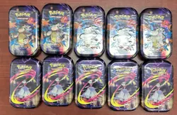 10 Pokemon Trading Card Game: Sealed Mini Tin - Image 1