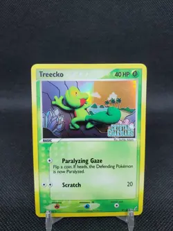 Treecko 67/100 EX Crystal Guardians Reverse Holo MP Pokemon Card - Image 1