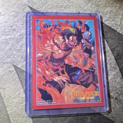 Bandai One Piece Card Game Monkey D. Luffy Leader Holo English ST01-001 - Image 2