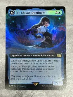 Jill, Shiva's Dominant (Extended Art) #438 (Foil) NM Final Fantasy FIN Magic MTG - Image 1