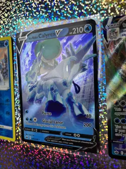 Pokemon TCG: 046/198 Ice Rider Calyrex VMAX; 045/198 Ice Rider Calyrex V - Image 4