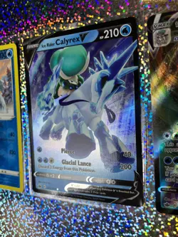 Pokemon TCG: 046/198 Ice Rider Calyrex VMAX; 045/198 Ice Rider Calyrex V - Image 5