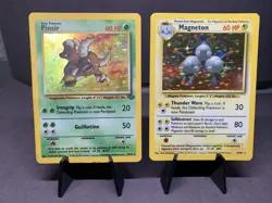Pokemon TCG Pinsir Jungle Set & Magneton Base Set Holo Rare Lot 1999 WOTC VTG MP - Image 1