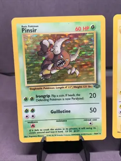Pokemon TCG Pinsir Jungle Set & Magneton Base Set Holo Rare Lot 1999 WOTC VTG MP - Image 2