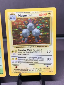 Pokemon TCG Pinsir Jungle Set & Magneton Base Set Holo Rare Lot 1999 WOTC VTG MP - Image 3