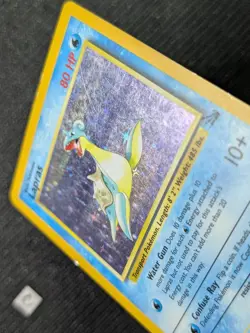 Lapras 10/62 - Fossil Unlimited Holo Rare Vintage Pokemon WOTC HP - Image 5