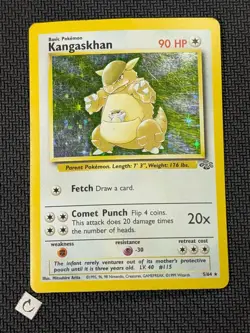 Kangaskhan 5/64 - Jungle Unlimited Holo Rare Pokemon TCG HP - Image 1