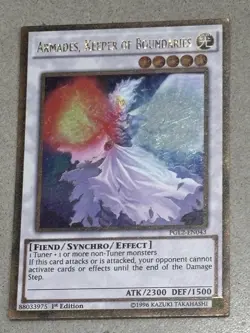 1x Yu-Gi-Oh! Armades, Keeper Of Boundaries - PGL2-EN043 - Gold Rare - 1st Ed -NM - Image 1