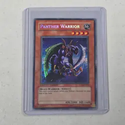 Panther Warrior CT2-EN006 2005 Limited Edition Secret Rare Yu-Gi-Oh! NM - Image 1