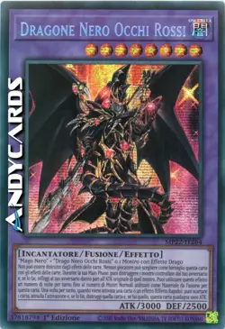DRAGONE NERO OCCHI ROSSI • Segreta Prismatica • MP22 IT264 • 1Ed • Yugioh! - Image 1