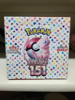 Pokemon 151 Japanese Booster Box Factory Sealed US seller With Shrink READ - Image 1