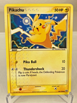 Pikachu 60/106 - EX Emerald Set Pokemon Card - Moderately Played - Image 1
