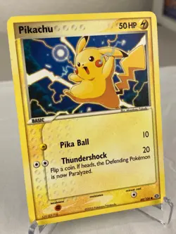 Pikachu 60/106 - EX Emerald Set Pokemon Card - Moderately Played - Image 2