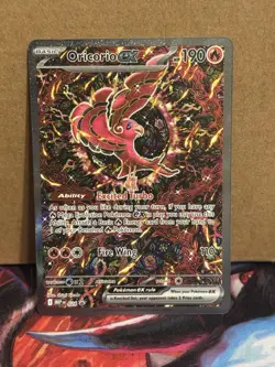 Oricorio ex 024 Phantasmal Flames Black Star Promo Full Art Pokemon TCG MINT - Image 1