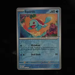 Squirtle Reverse Holo Pokemon Center Stamped Promo Scarlet & Violet 151 007/165 - Image 2
