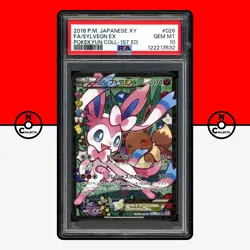 Pokemon PSA 10 Sylveon EX CP3 Pokekyun Collection XY 026/032 Eevee Japanese - Image 1