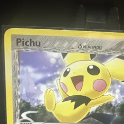 2006 Common Pokemon EX Holon Phantoms Pichu (Delta Species) Regular 76/110 LP/NM - Image 2