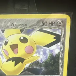 2006 Common Pokemon EX Holon Phantoms Pichu (Delta Species) Regular 76/110 LP/NM - Image 3