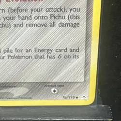 2006 Common Pokemon EX Holon Phantoms Pichu (Delta Species) Regular 76/110 LP/NM - Image 4