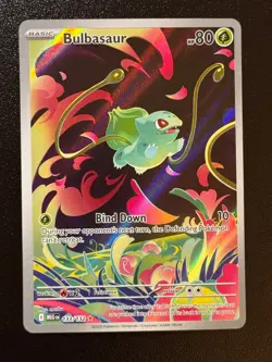 Bulbasaur - Pokemon TCG Mega Evolution - 133/132 IR - Illustration Rare - NM - Image 1