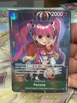 *ACTUALLY SEALED* One Piece TCG Perona OP09-034 Illustration Box Vol. 4 Promo - Image 1