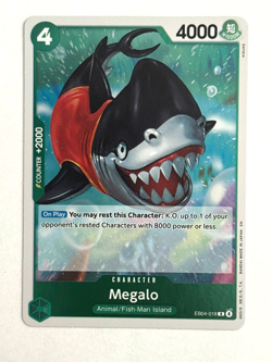One Piece TCG Megalo EB04-018 Foil R The Azure Sea's Seven - Image 1