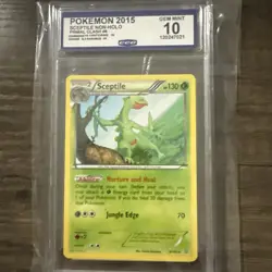 Sceptile Primal Clash Pokemon TCG Card 8/160 Non-Holo Rare, Near Mint Condition - Image 1