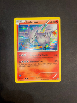 Carte Pokemon Reshiram 17/116 Holo - Glaciation Plasma - Noir et Blanc - FR -NM - Image 1