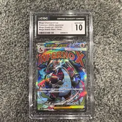 Pokemon Mega Charizard X ex (2025) JPN Mega Dream ex 223/193 CGC 10 - Image 1