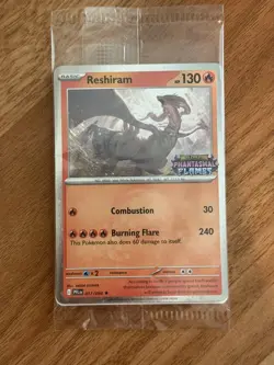 Pokemon Phantasmal Flames Reshiram 017/094 Barnes & Noble Promo Stamped - Image 1