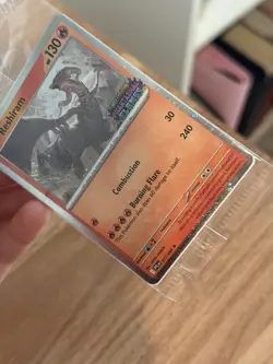 Pokemon Phantasmal Flames Reshiram 017/094 Barnes & Noble Promo Stamped - Image 5