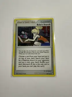 Pokemon TCG Bebe's Search Mysterious Treasures 109/123 Cosmos Holo LP - Image 4