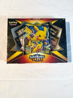 Pokemon TCG Shining Fates Pikachu V Collection Sealed 2 Boxes - Image 2