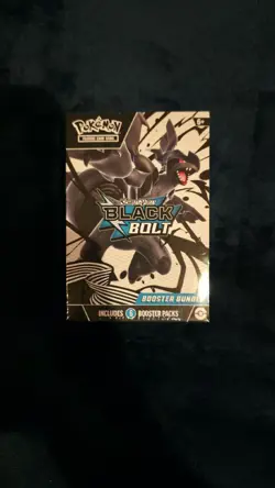 Pokemon TCG Black Bolt Booster Bundle 6 Booster Packs New Sealed - Image 1